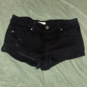 Denim shorts